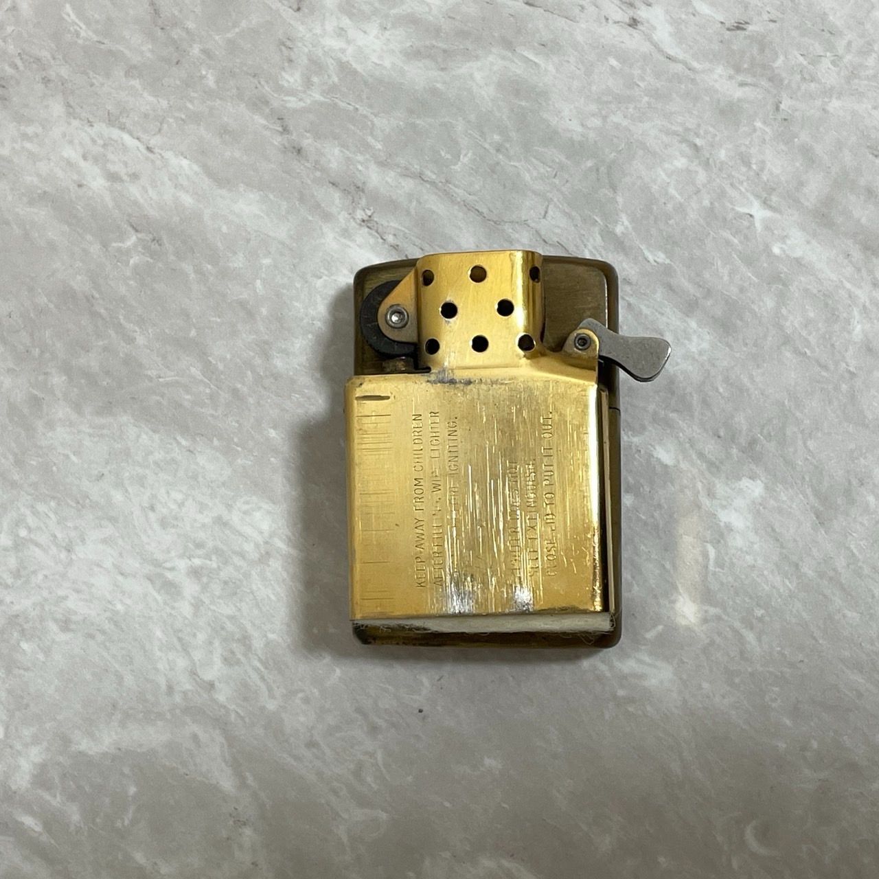火花確認 レア品 1932ー1987 真鍮無垢製 SORID BRASS BRADFORD PA 彫刻