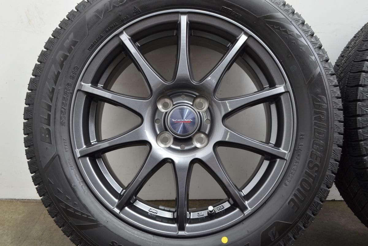 未使用品 2023年製】Weds VELVA 16in 6J +40 PCD100 ブリヂストン 