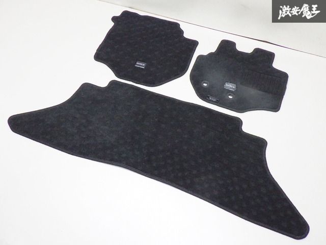 【純正戻し】 トヨタ純正 200系 ハイエース ダークプライム2 標準 ナロー フロント フロアマット リアマット 前後セット 棚2C24