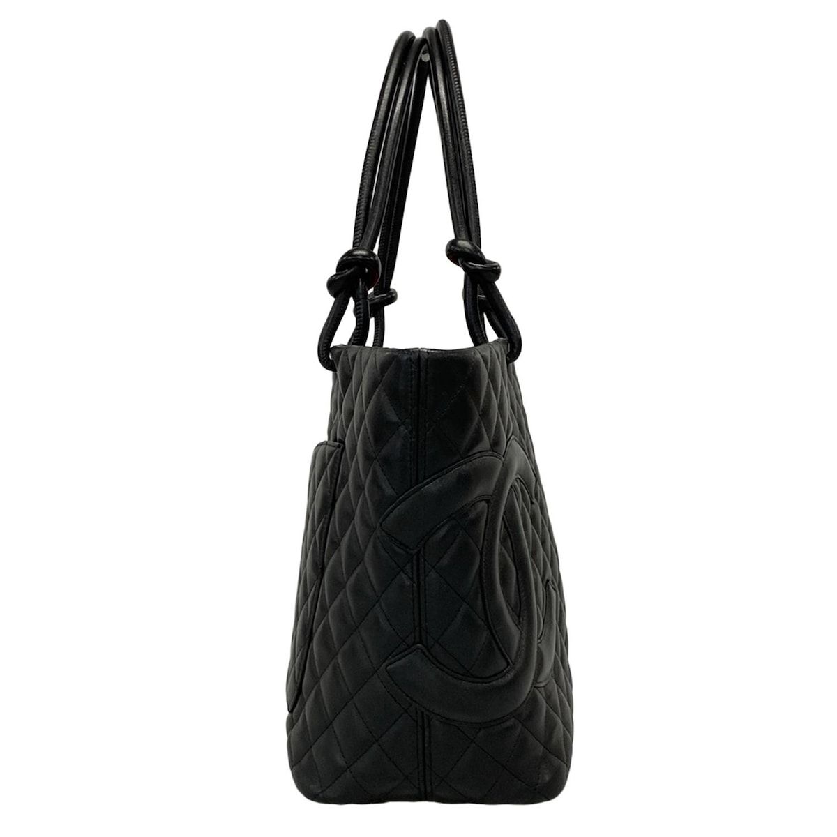 CHANEL(シャネル) トートバッグ カンボンラインラージトート 黒