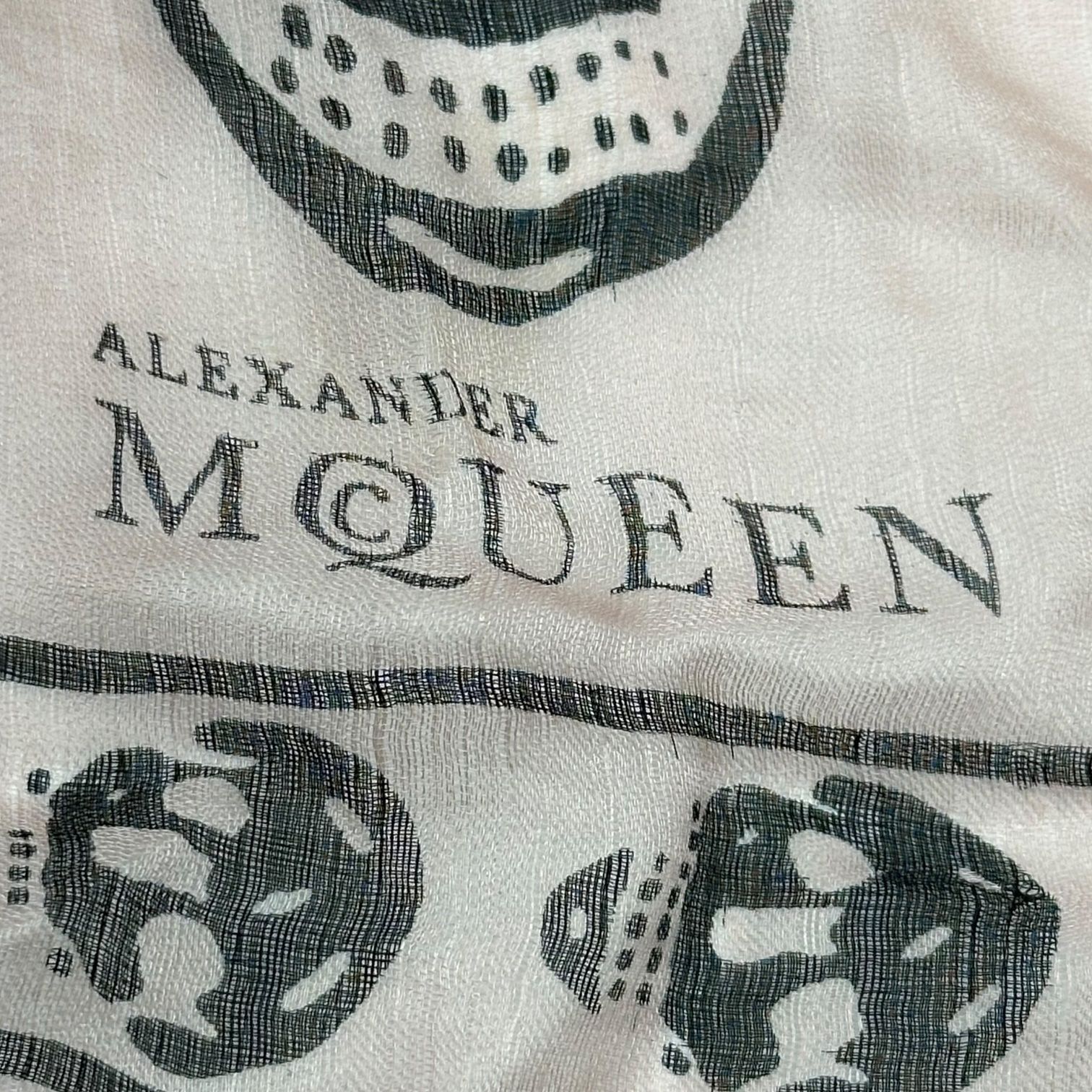 ALEXANDER MCQUEEN(アレキサンダーマックイーン) Stole with ALEXANDER MCQUEEN(アレキサンダーマックイーン) Stole with
