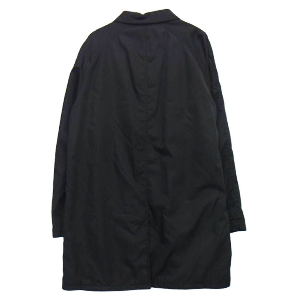 PRADA プラダ ウールライニング ナイロン ステン コート ブラック系 XL
