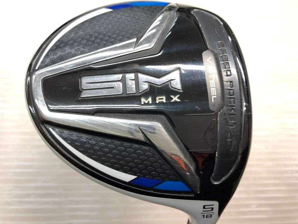 テーラーメイド 本物 SIM MAX 15度 TENSEI BLUE TM50 Rフレックス