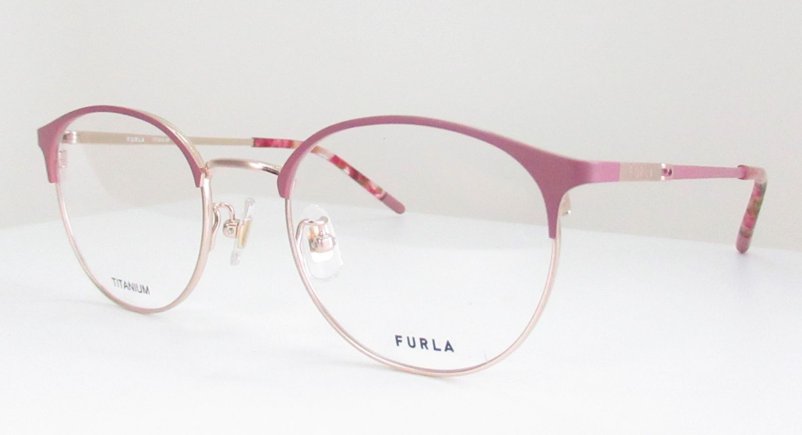 ケース付◇ FURLA フルラ ◇メガネフレーム VFU-613J-08M9 - 眼鏡 