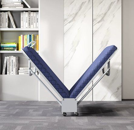 二つ折りベッド一人用簡易オフィス昼休みベッド携帯昼寝ベッドスポンジベッド病院付き添いベッド家庭用