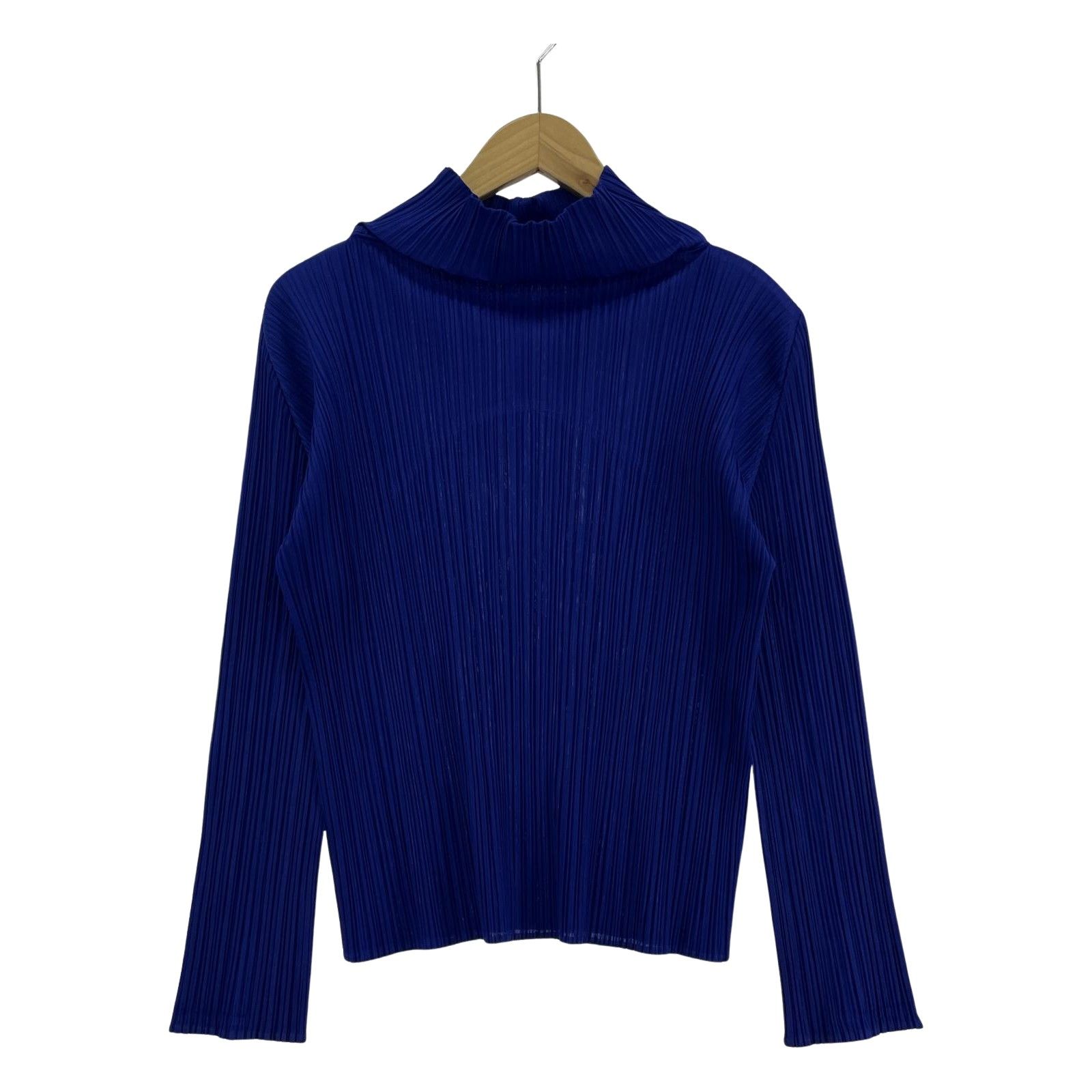 PLEATS PLEASE LSカットソー ブルー