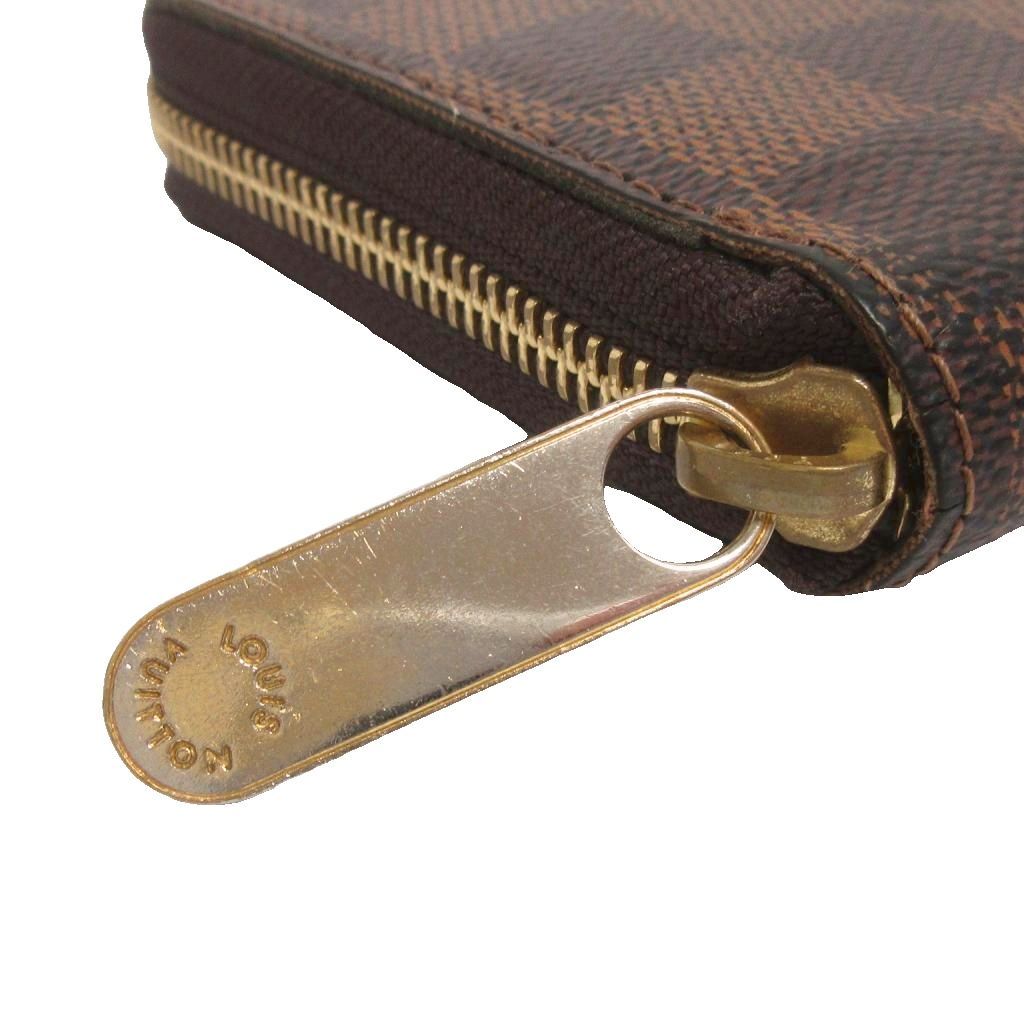 ルイヴィトン LOUIS VUITTON N 60015 ダミエ ジッピー ウォレット ラウンドファスナー 長財布 ブラウン