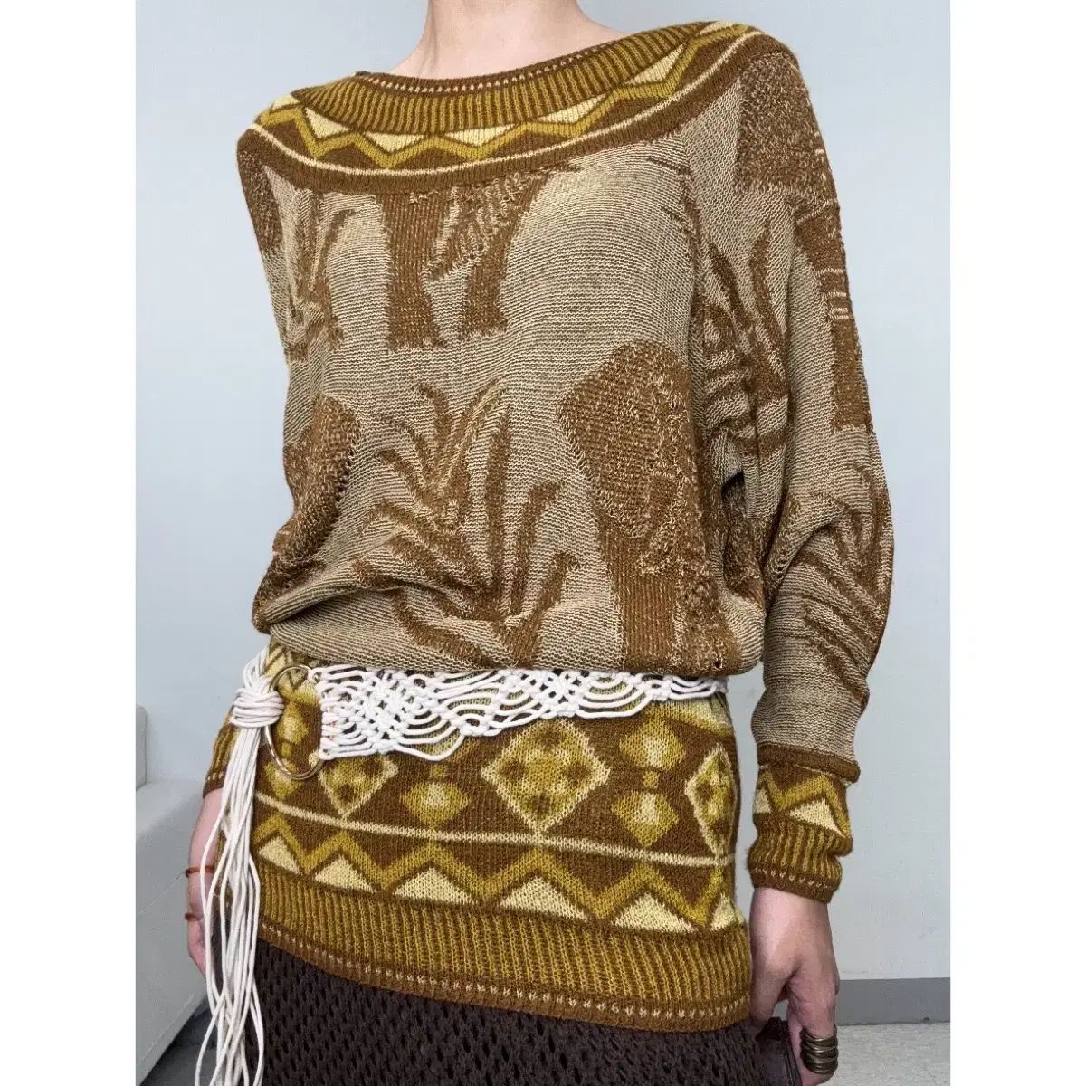 anier4028＊ビジューチョーカー風ツイードセットアップpkS パーティー