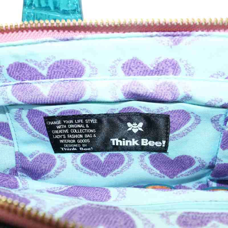 thinkBee！ ボストンバッグ　ゴブラン織 シンクビー! Think Bee リッピ ミニボストンバッグ 幾何学柄