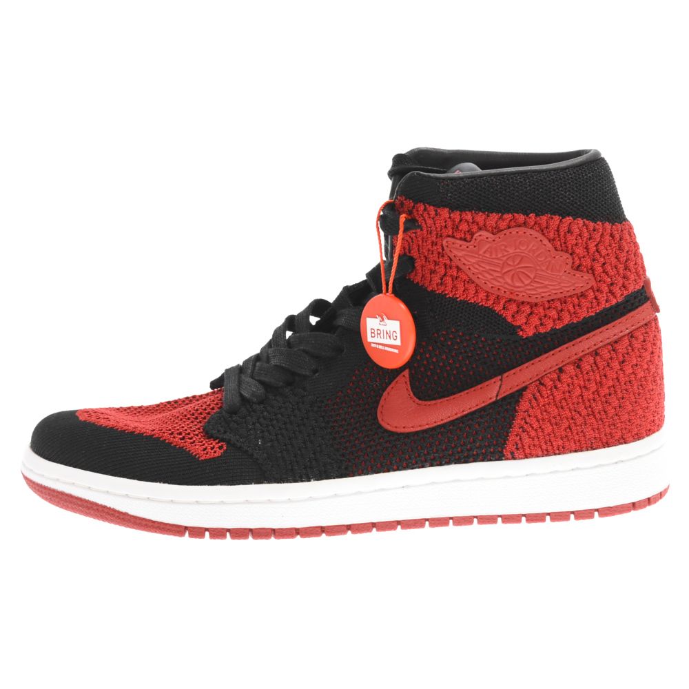 NIKE (ナイキ) GS Air JORDAN1 Retro High Flyknit Bred エア