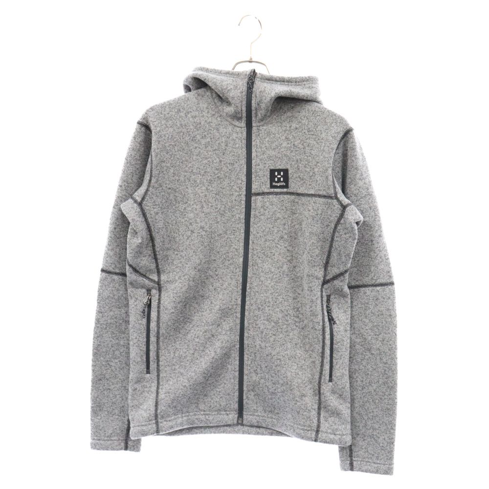 HAGLOFS (ホグロフス) スウォック フード ジップパーカー フリースジャケット グレー 604598