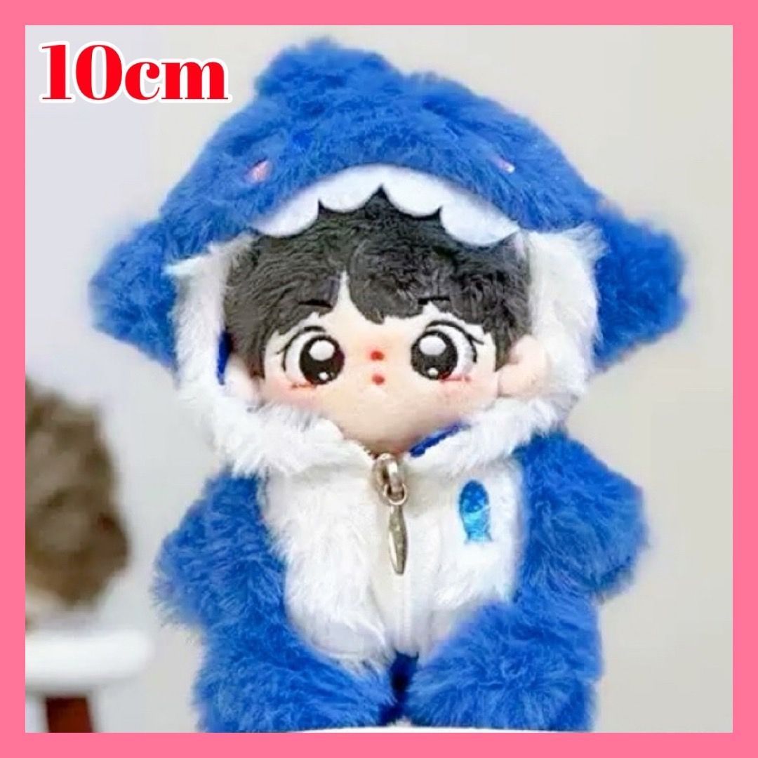 ぬい服 ぬいぐるみ 服 サメ S ぬいパル サイズ GIGO 白 水色 推し活 ぬい服 ぬいぐるみ 服 サメ S ぬいパル サイズ GIGO 白 水色