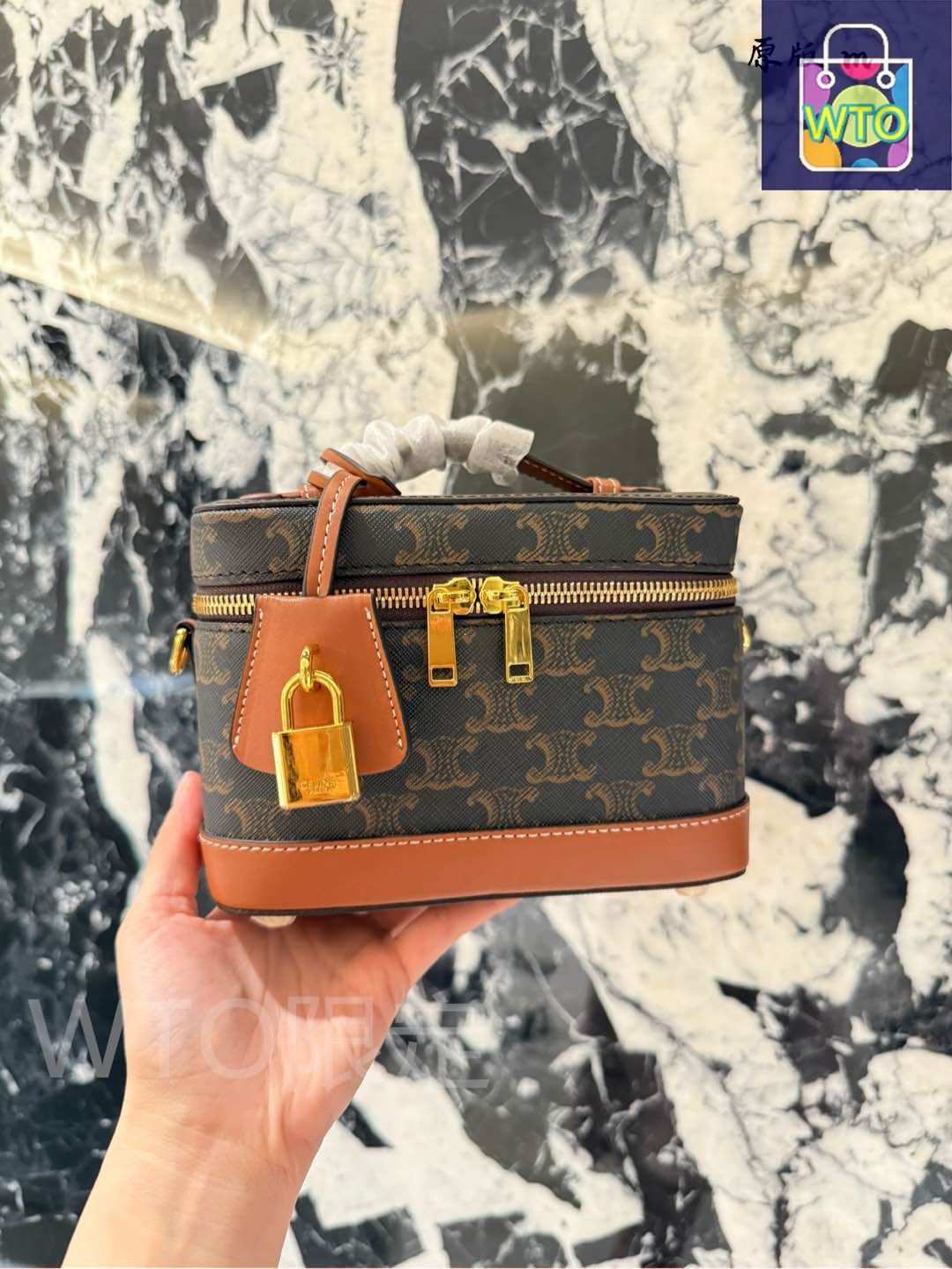 今日特価】CELINE VANITY Cosmetic Bag - セリーヌ ヴァニティ