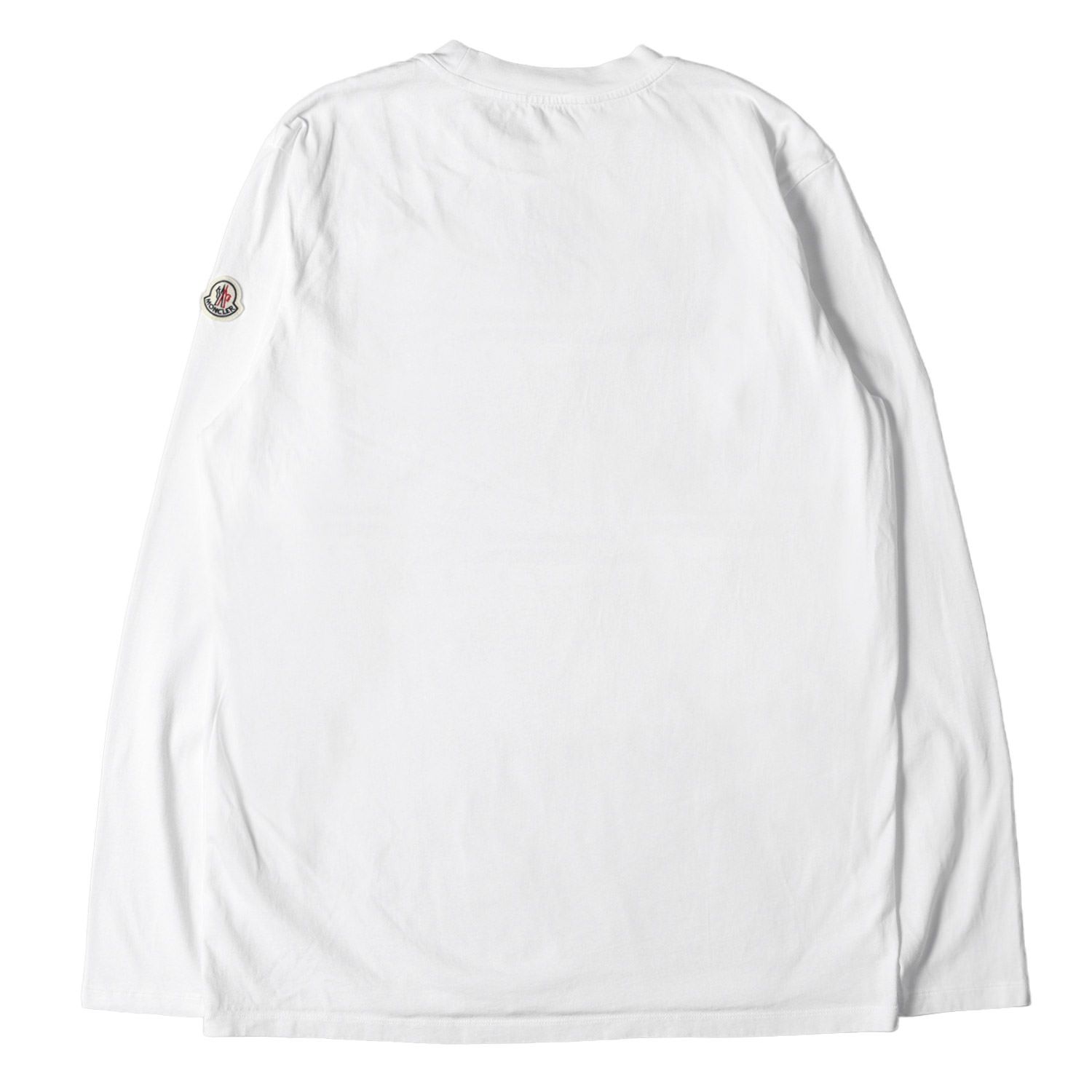【23SS】MONCLER クルーネックカットソー ロングスリーブTシャツ 白 楽天市場】MONCLER モンクレール LONG SLEEVE T-SHIRT ロング