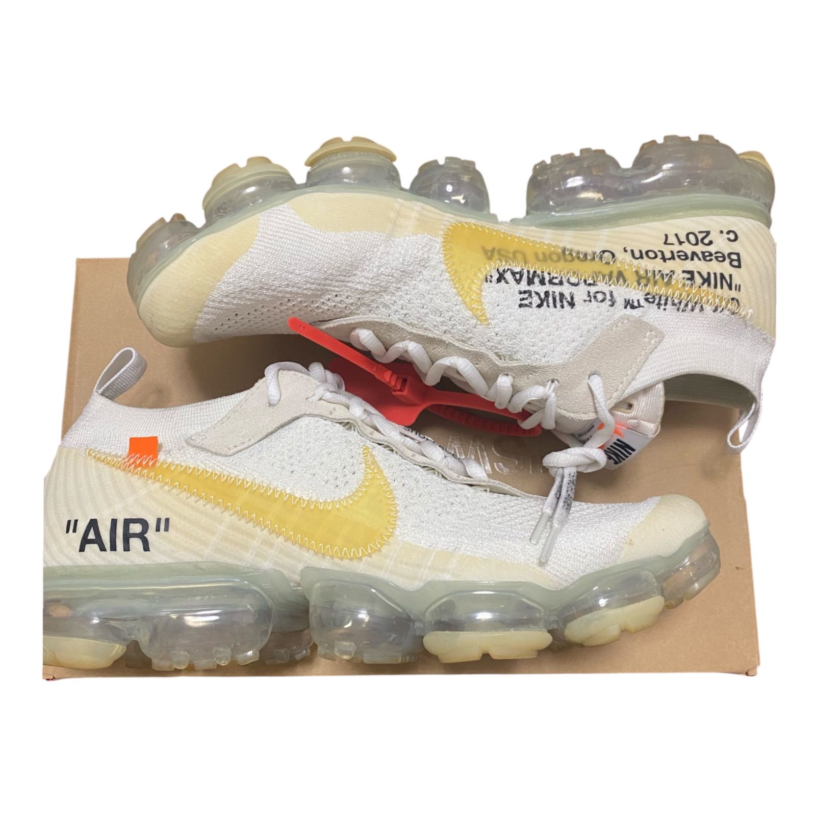 美品】OFF-WHITE オフホワイト NIKE ナイキ VAPORMAX ヴェイパー 