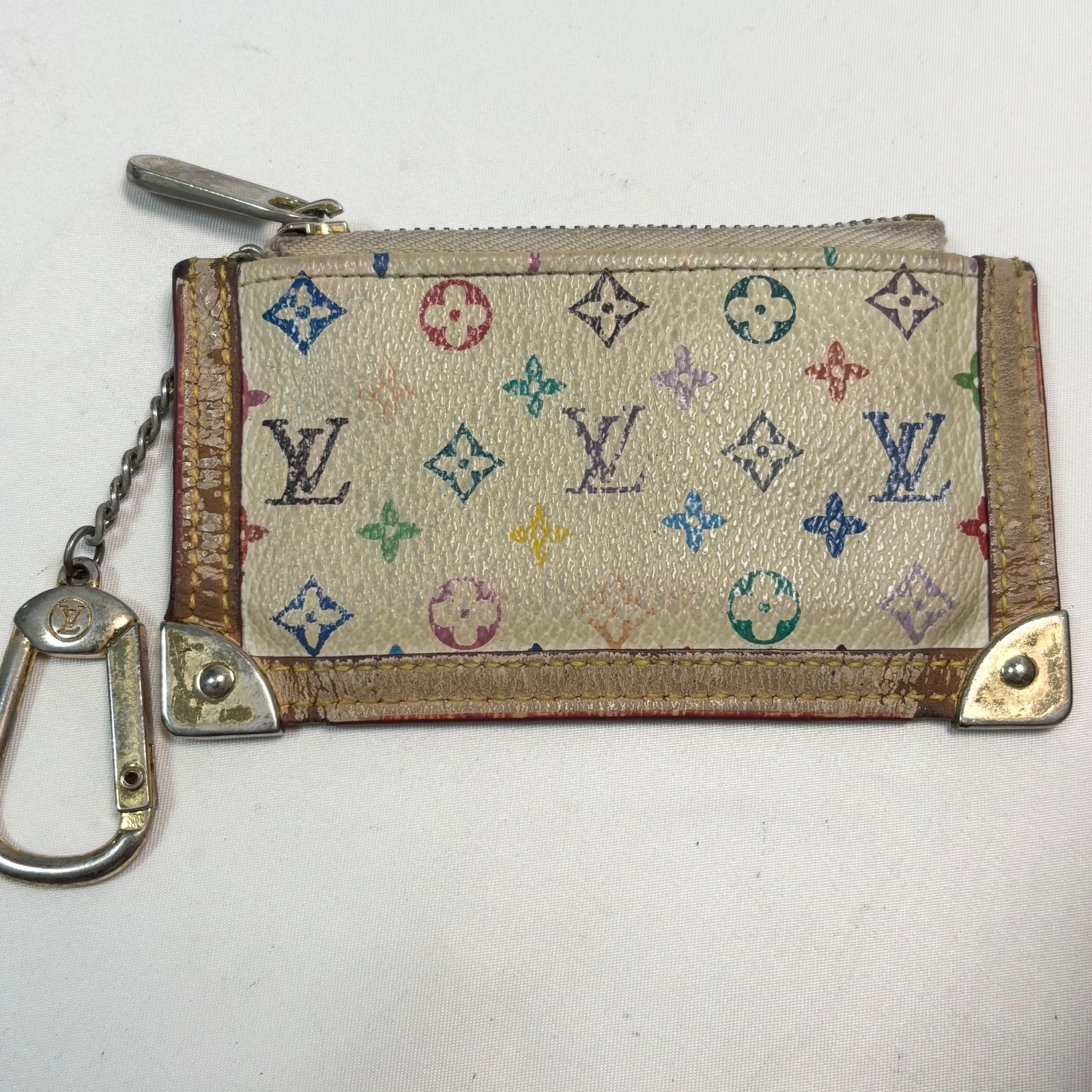 LOUIS VUITTON ルイヴィトン 4連キーケース マルチカラー ホワイト 楽天市場】LOUIS VUITTON ルイ ヴィトン マルチカラー