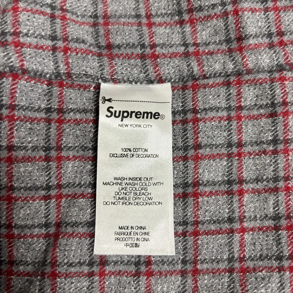 Supreme×UNDERCOVER/シュプリーム×アンダーカバー【23SS】S/S Flannel Shirt/ショートスリーブ フランネルシャツ/M