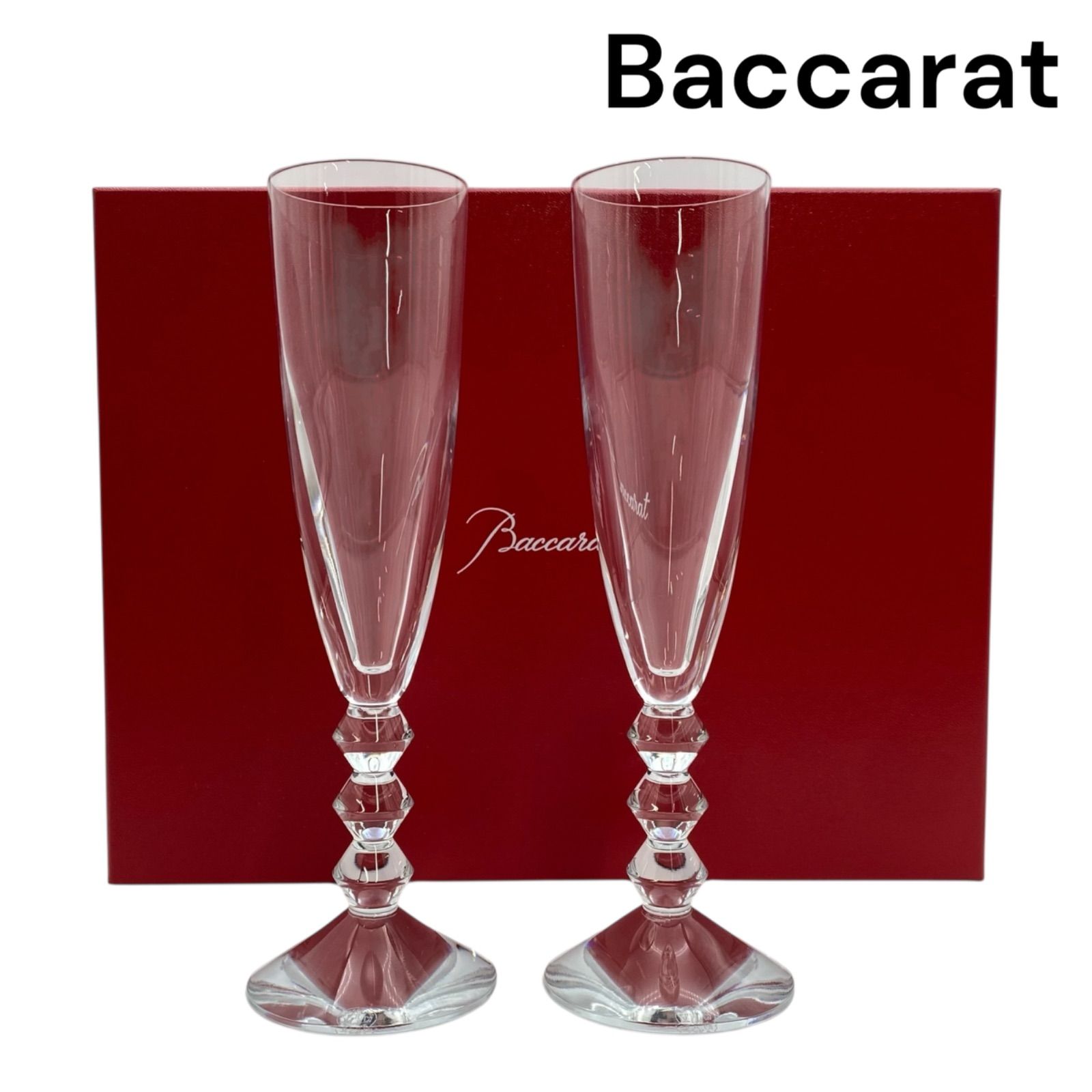 バカラ(Baccarat) ベガ シャンパンフルート ペア(2個入り) 2811-801(1365-109) Narcissus 並行輸入品 | バカラ(Baccarat) ベガ シャンパンフルート ペア(2個入り
