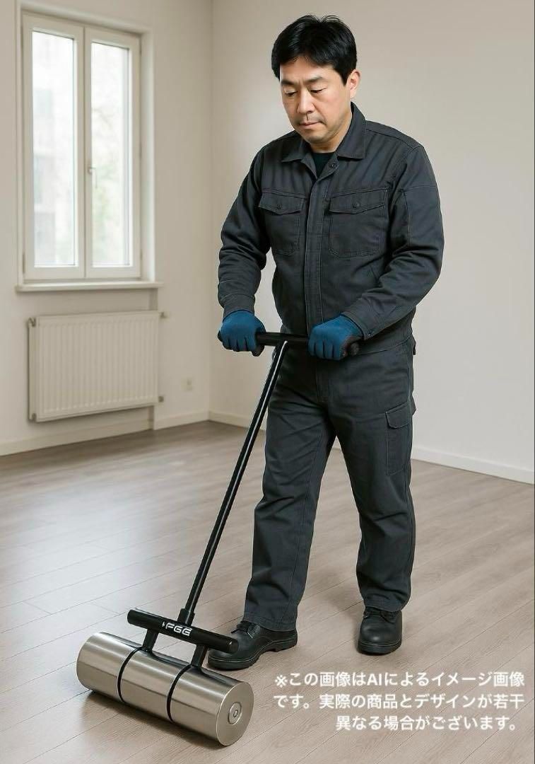FGG ポンドローラー 床材圧着用 35kg スチール製 幅40cm 業務用