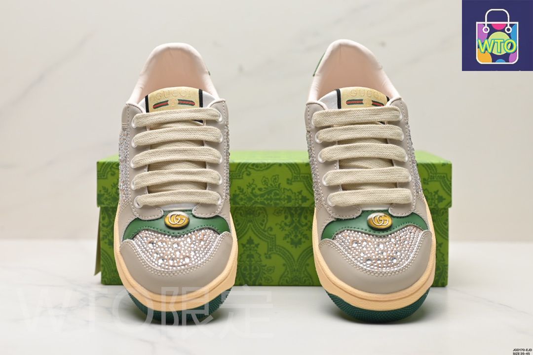 ∞直営買付∞グッチ パステルカラーのレトロな GG スニーカー 未使用品 グッチ GUCCI ×adidas IE2271 ZX8000 スニーカー