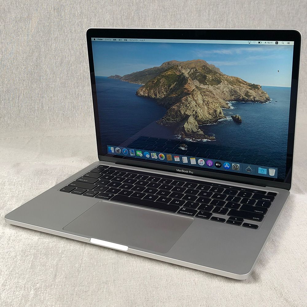 【本体のみ】Apple MacBook Pro (13インチ， 2020， Thunderbolt 3ポート x 2)【Touch Bar・i5・8GB・256GB】A2289 EMC3456/LT-240915（203403）