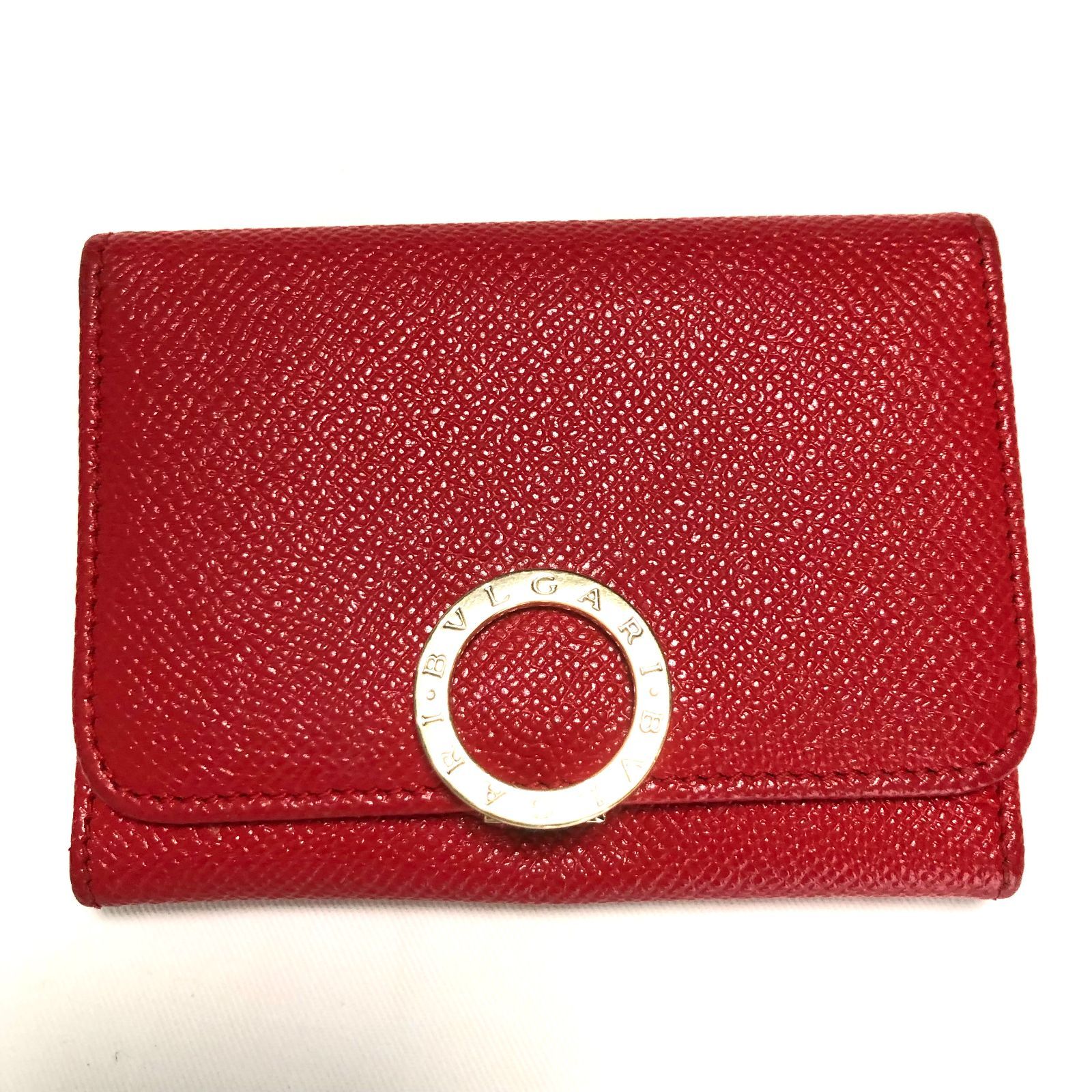 ⭐超美品⭐ＢＶＬＧＡＲＩ ロゴクリップ カードケース 名刺入れ