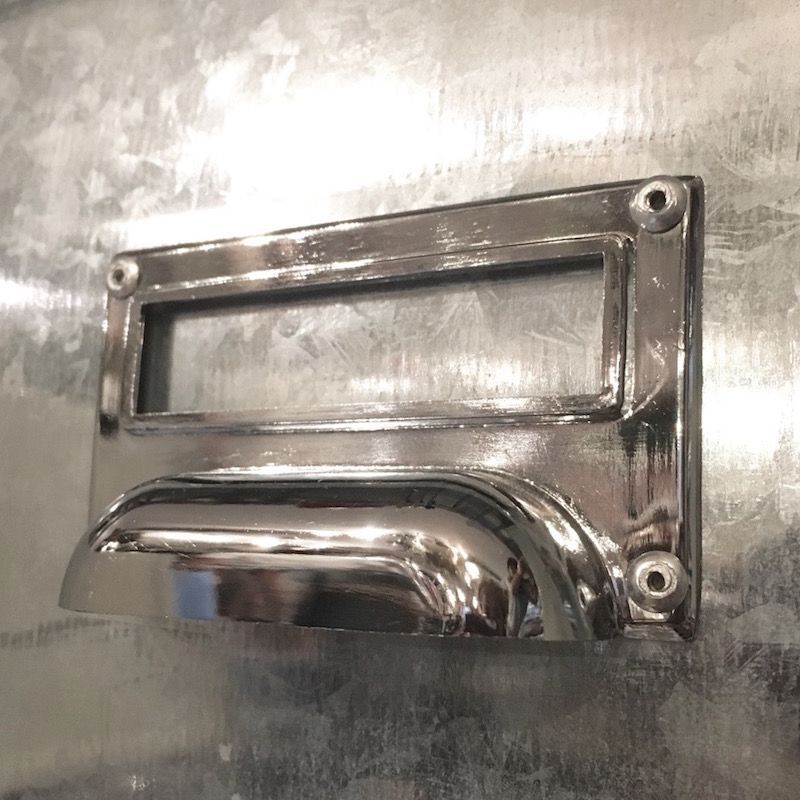 Galvanized色 分別ゴミ箱