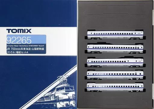 鉄道模型　1/160 JR 700-3000系 東海道・山陽新幹線 のぞみ 増結セットA(5両セット) [92265] Amazon | TOMIX Nゲージ 700 3000系 東海道 山陽新幹線 のぞみ