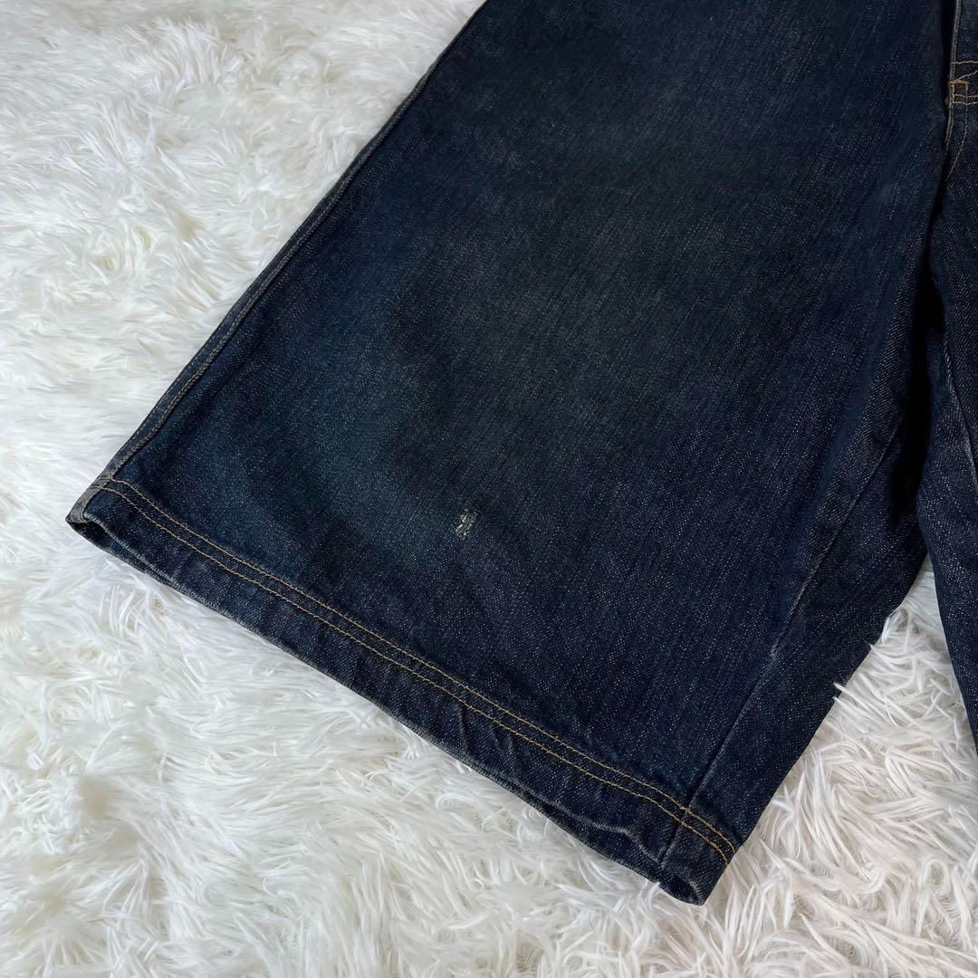 PLATINUM FUBU デニム ハーフパンツ 刺繍ロゴ 37980 PLATINUM FUBU デニム ハーフパンツ 刺繍ロゴ 37980 - メルカリ