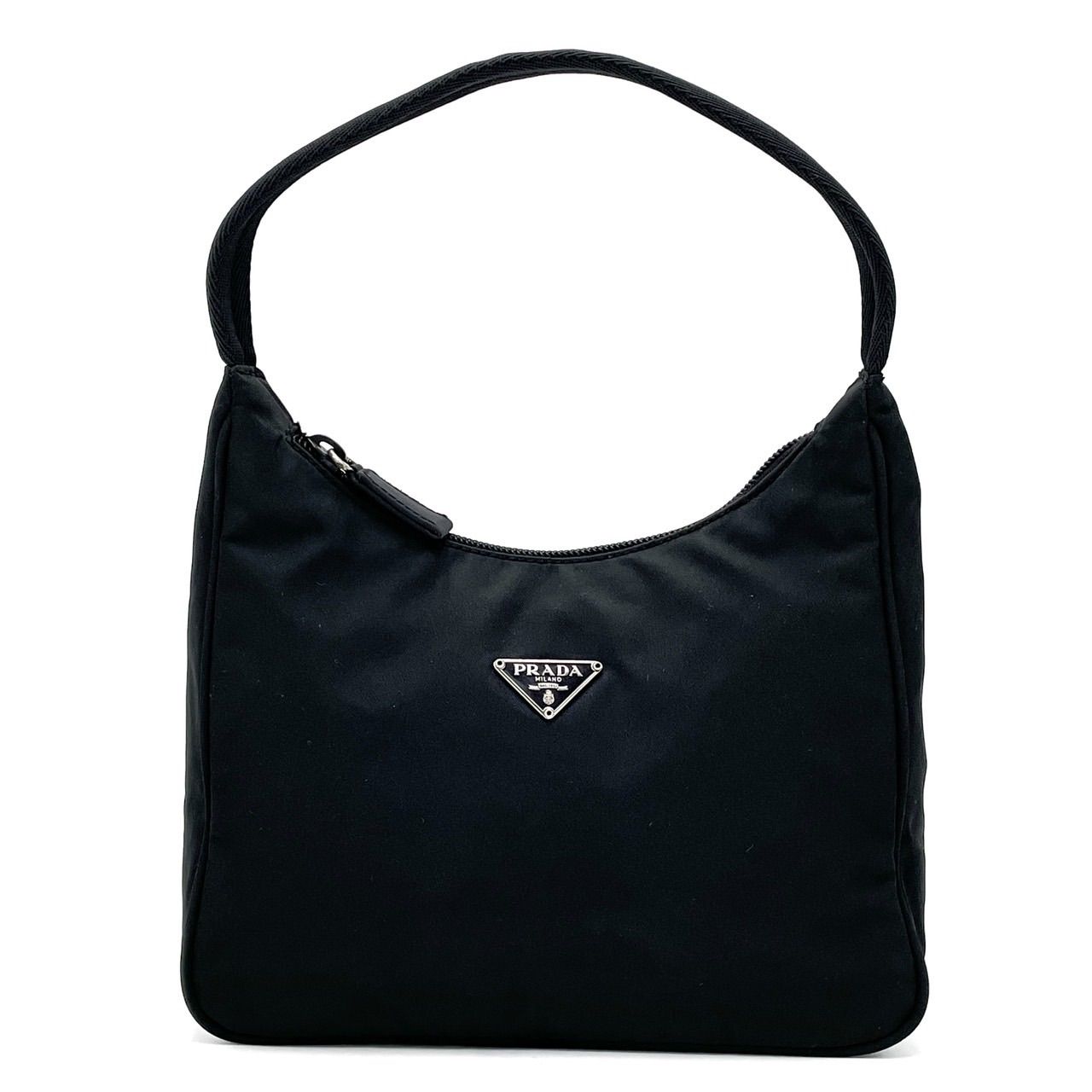 PRADA - プラダ アクセサリーポーチ ハンドバッグ 三角ロゴ