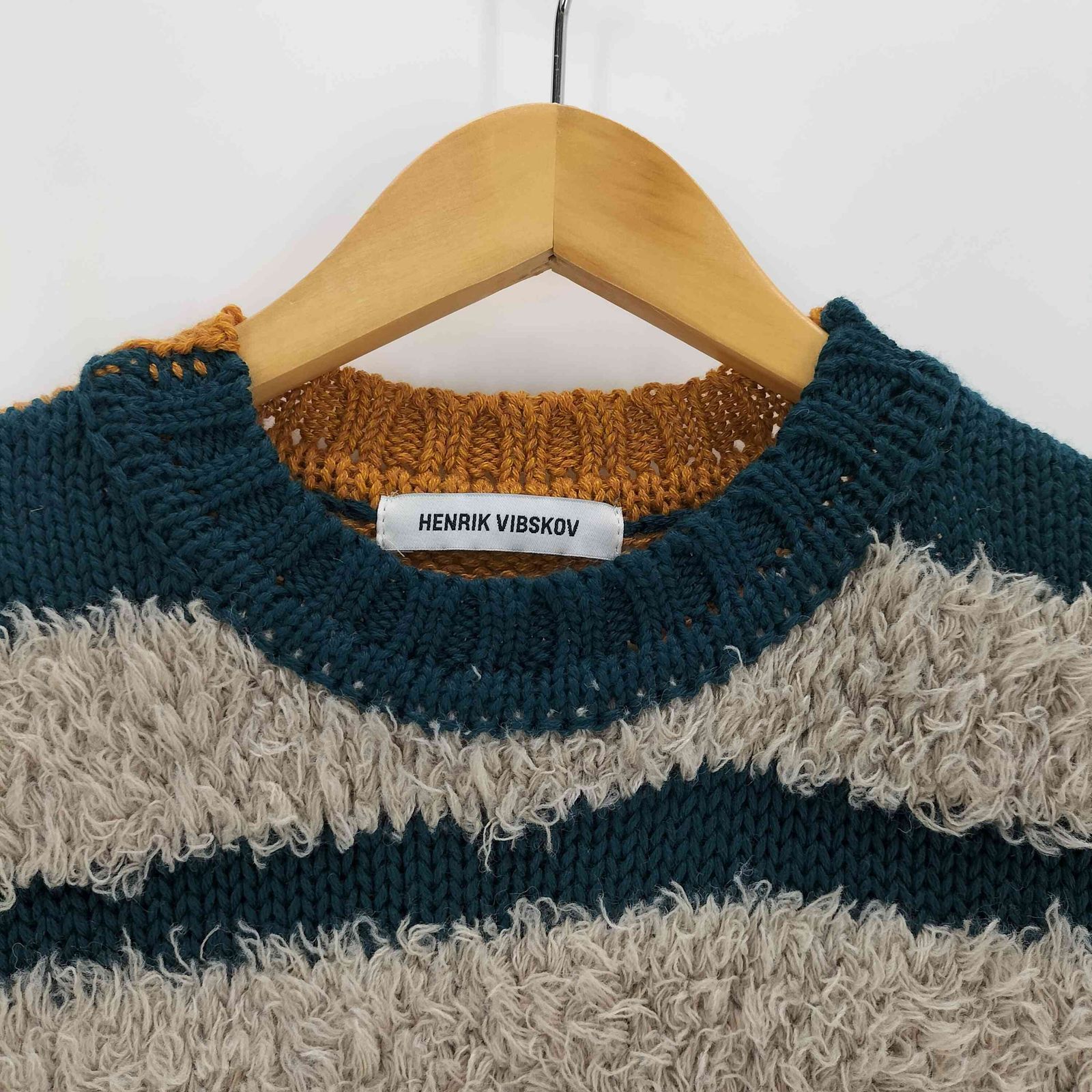 ヘンリックヴィブスコブ Henrik Vibskov 23AW Fringe Knit Vest