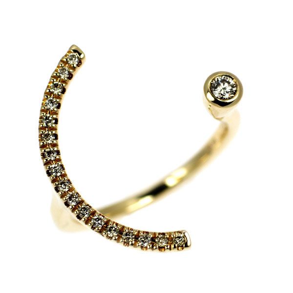 Hirotaka ツリーホッパーダイヤモンドリング Hirotaka K10YG