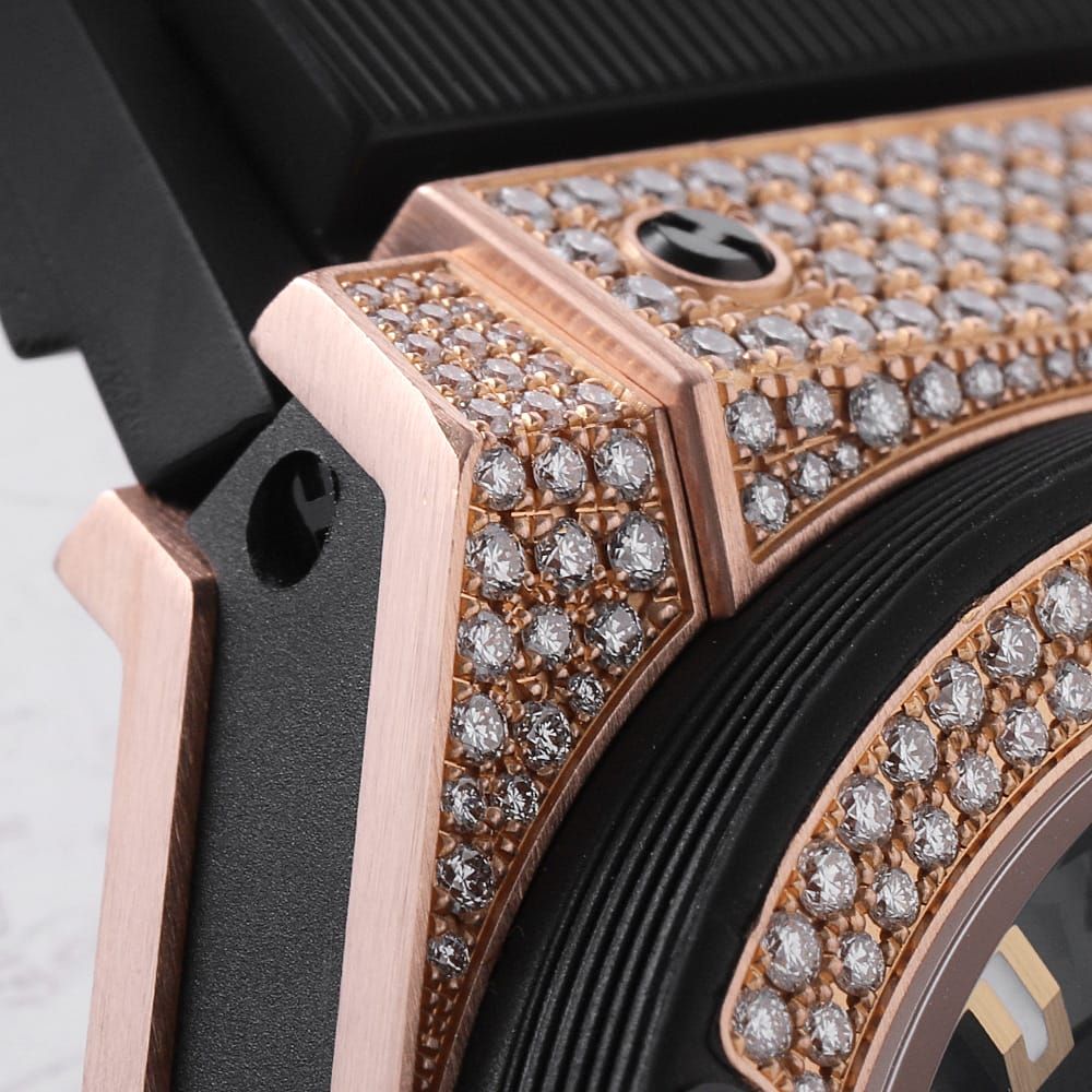 ウブロ キングパワー パワーリザーブ キングゴールドダイヤモンド 709