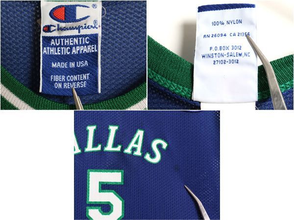 90s Champion KENTUCKY ユニフォーム USA製 NBA 90s USA製 チャンピオン マーベリックス メッシュ タンクトップ