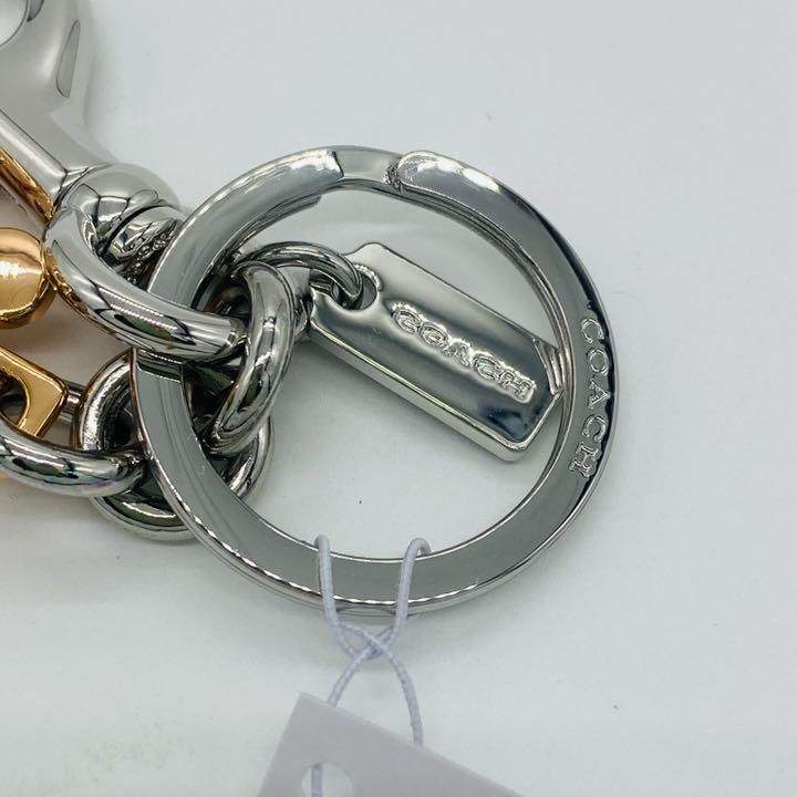 COACH コーチ ベア 3D キーホルダー ローズゴールド バックチャーム