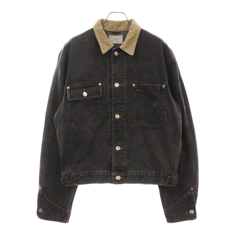 80s〜90s ラルフローレン　襟コーズ　デニムトラッカージャケット　短丈 フェイデッド デニム トラッカー ジャケット | ラルフ ローレン公式