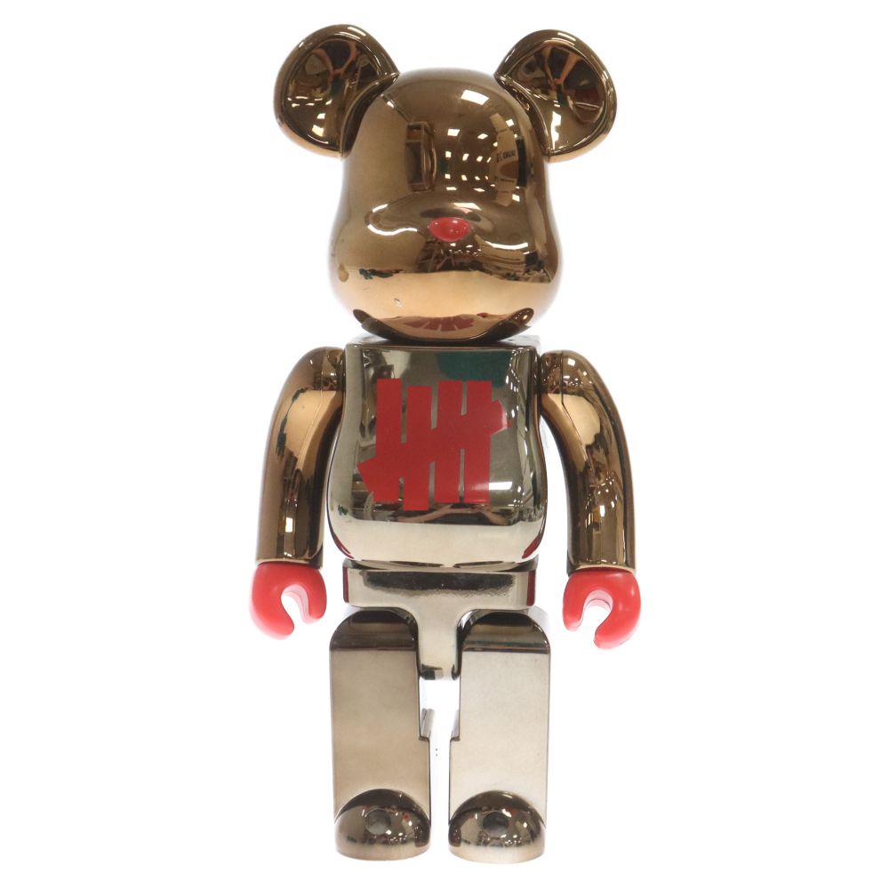 MEDICOM TOY (メディコムトイ) BE＠RBRICK STUSSY × UNDEFEATED × HECTIC 400% ステューシー  アンディフィーテッド ヘクティク ベアブリック フィギュア 人形 ゴールド - メルカリ