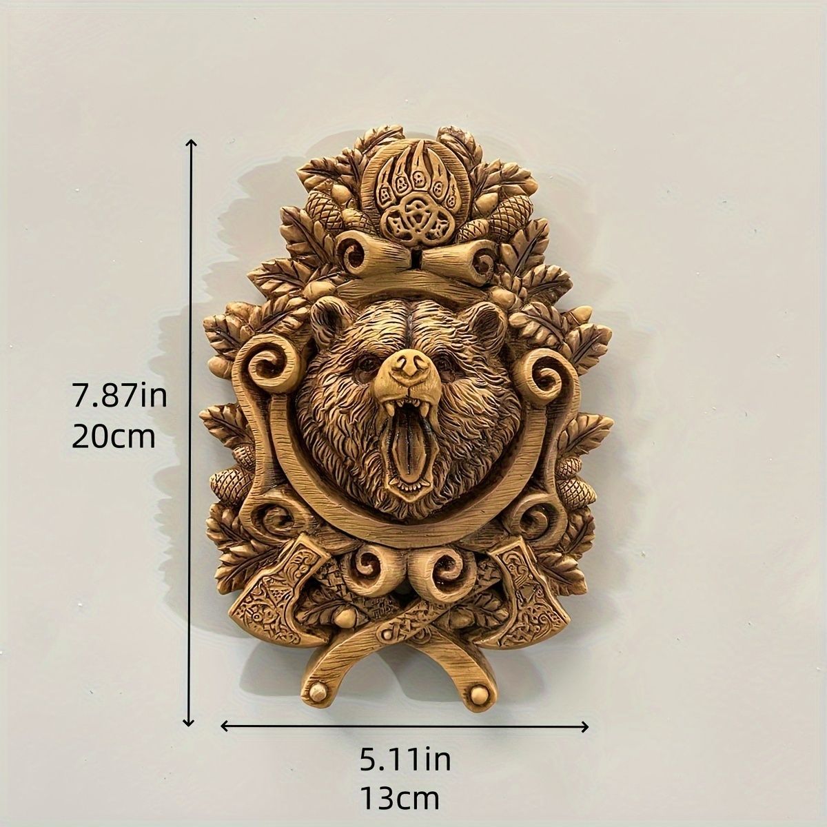 木製　熊　ベアー　インテリア　壁掛け 木製 熊 ベアー インテリア 壁掛け 木彫りの熊 壁掛け | ROOMS