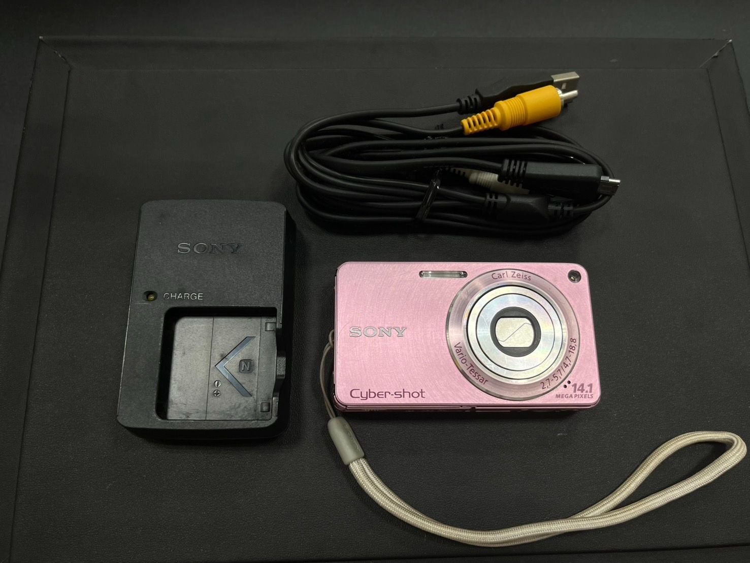 EL6】SONY Cyber-shot DSC-W350 ピンク ジャンク コンデジ