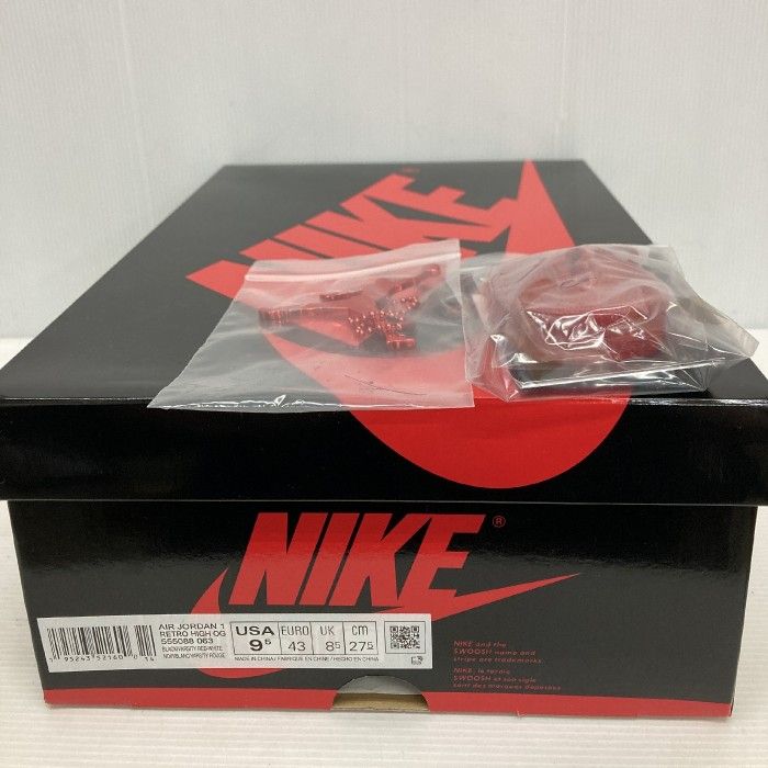 ☆NIKE ナイキ Air Jordan 1 High OG Patent Bred エアジョーダン1