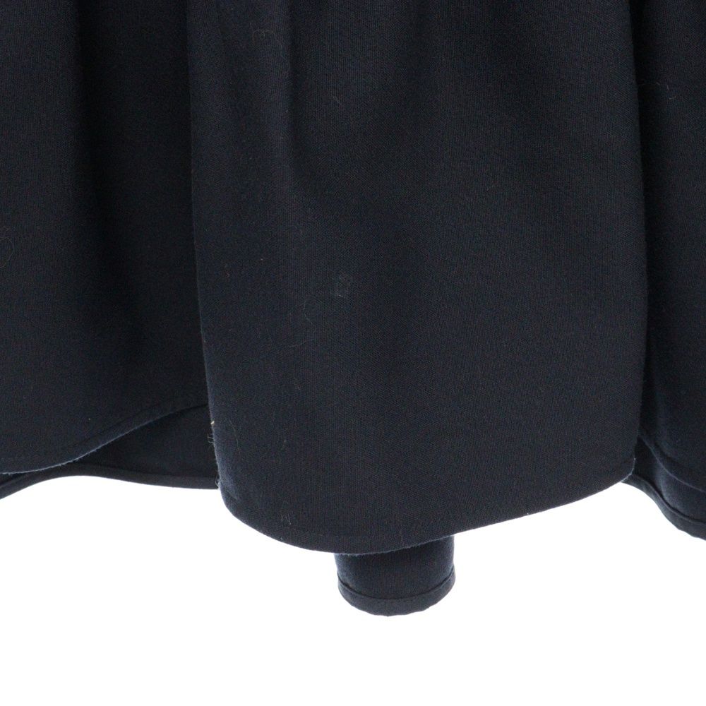 yori (ヨリ) 23AW マットダブルクロスティアード長袖ブラウス  