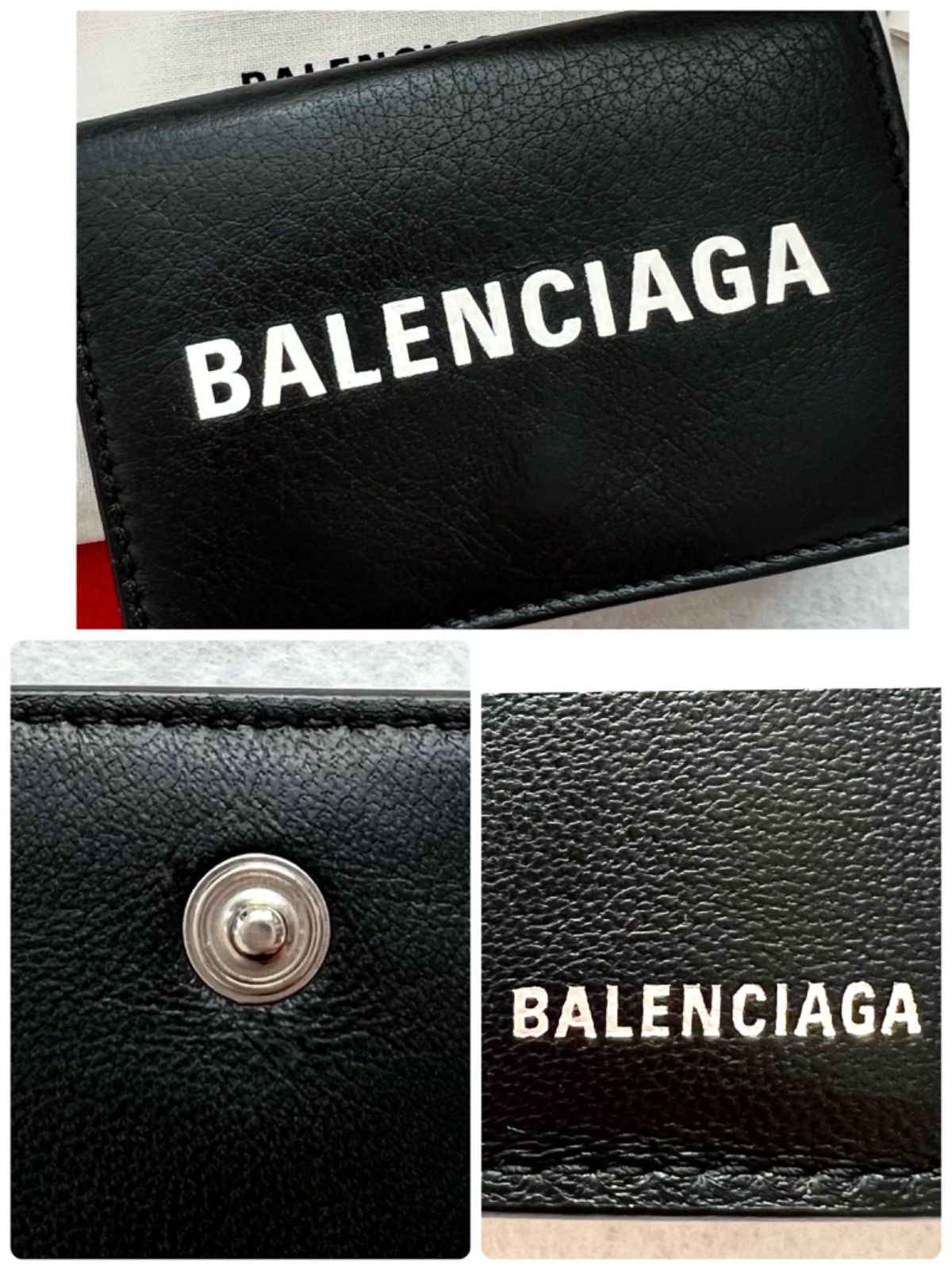 正規品✨ BALENCIAGAバレンシアガ財布三つ折りエブリディミニ