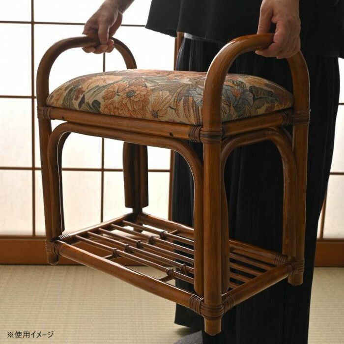 節約 ラタン 高座椅子 NC079HR9 楽天市場】ラタン 高座椅子 NC079HR9