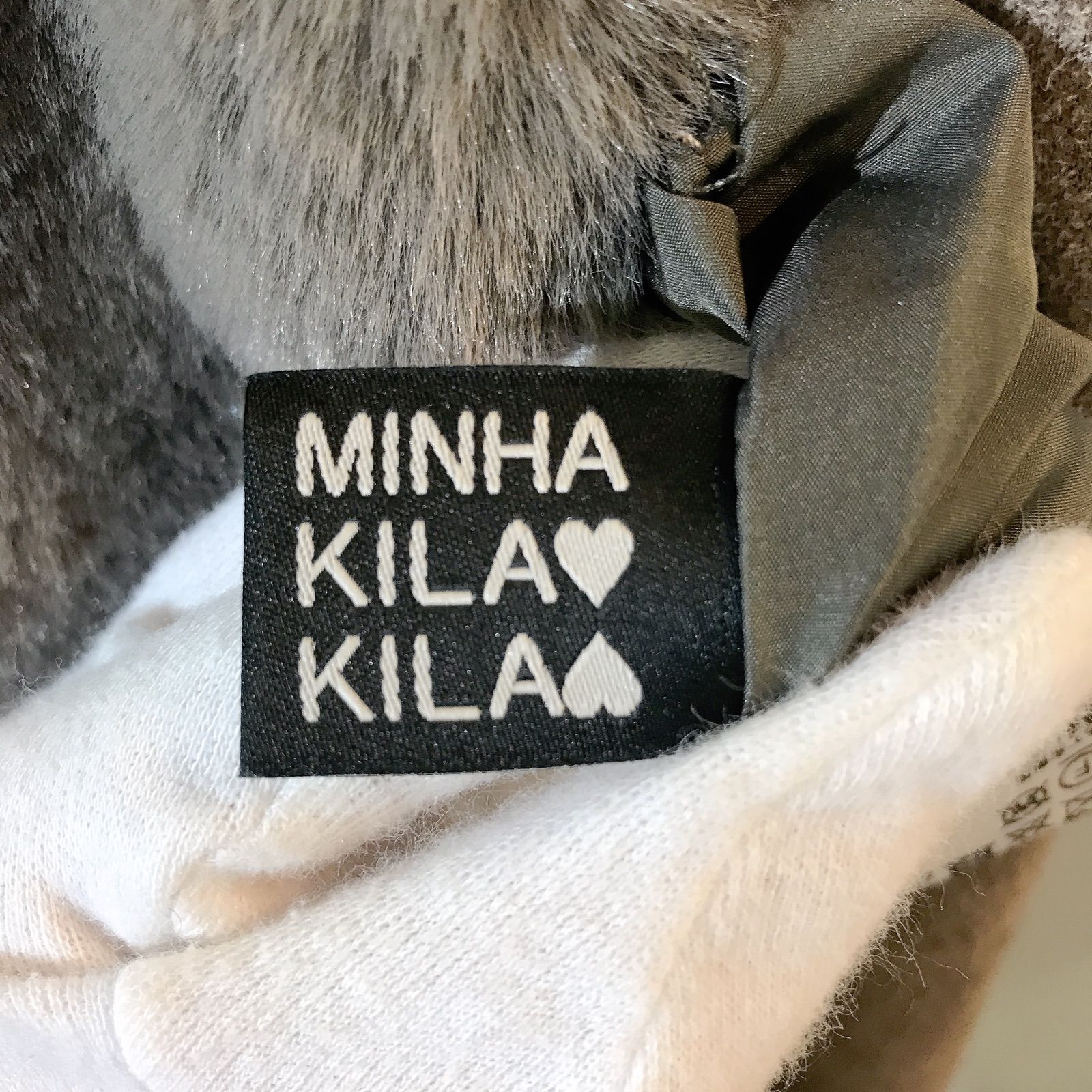 美品】MINHA KILA KILA ミーニャキラキラ リバーシブルファーベスト