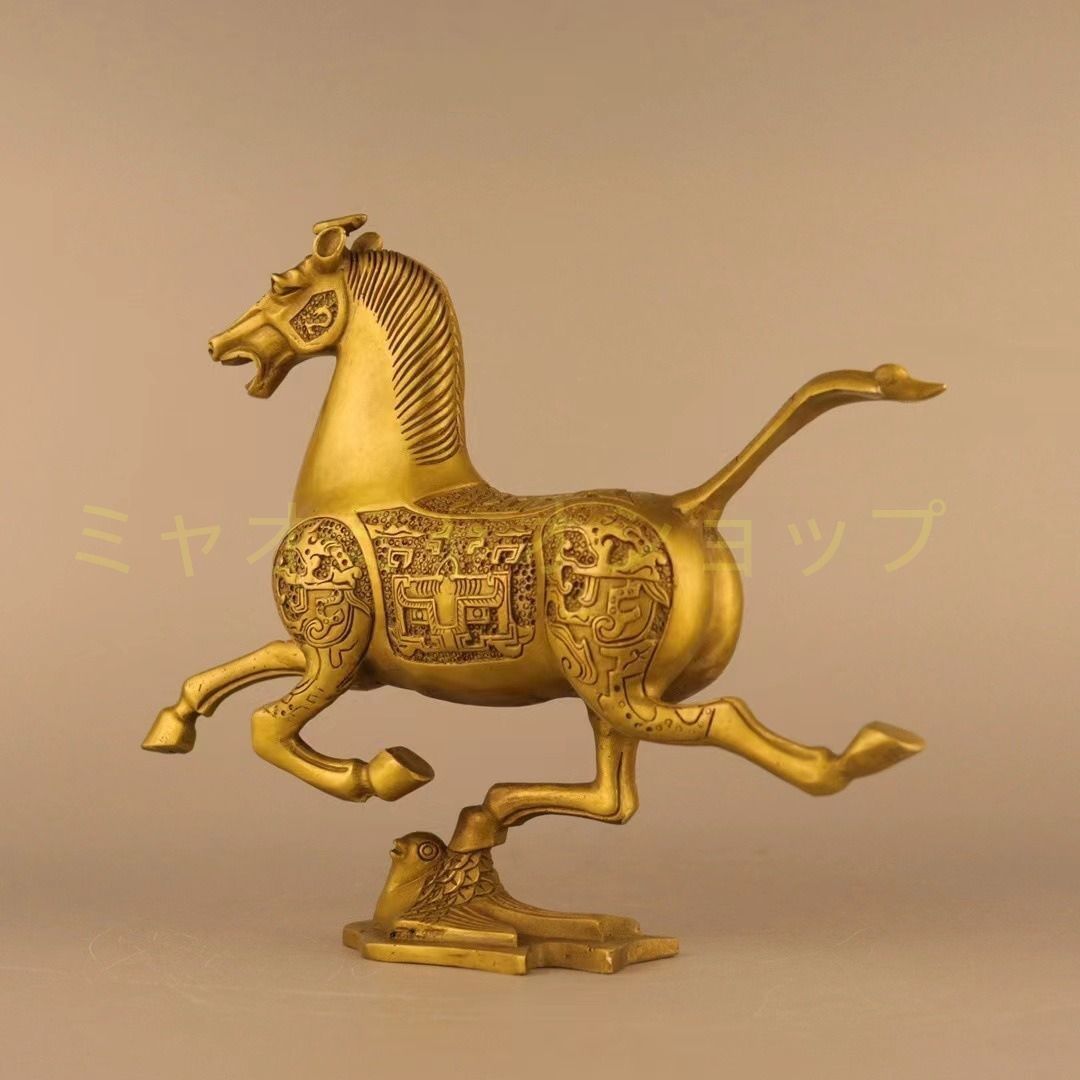 馬 ウマ 置物 オブジェ 金色 黄金 ゴールド 干支 運 金運 健康運 出世運 家庭運 家内安全 インテリア 玄関 リビング オフィス 飾品 幸運 長寿 贈り物 プレゼント 魔除け NEXPOTALLINN_EU