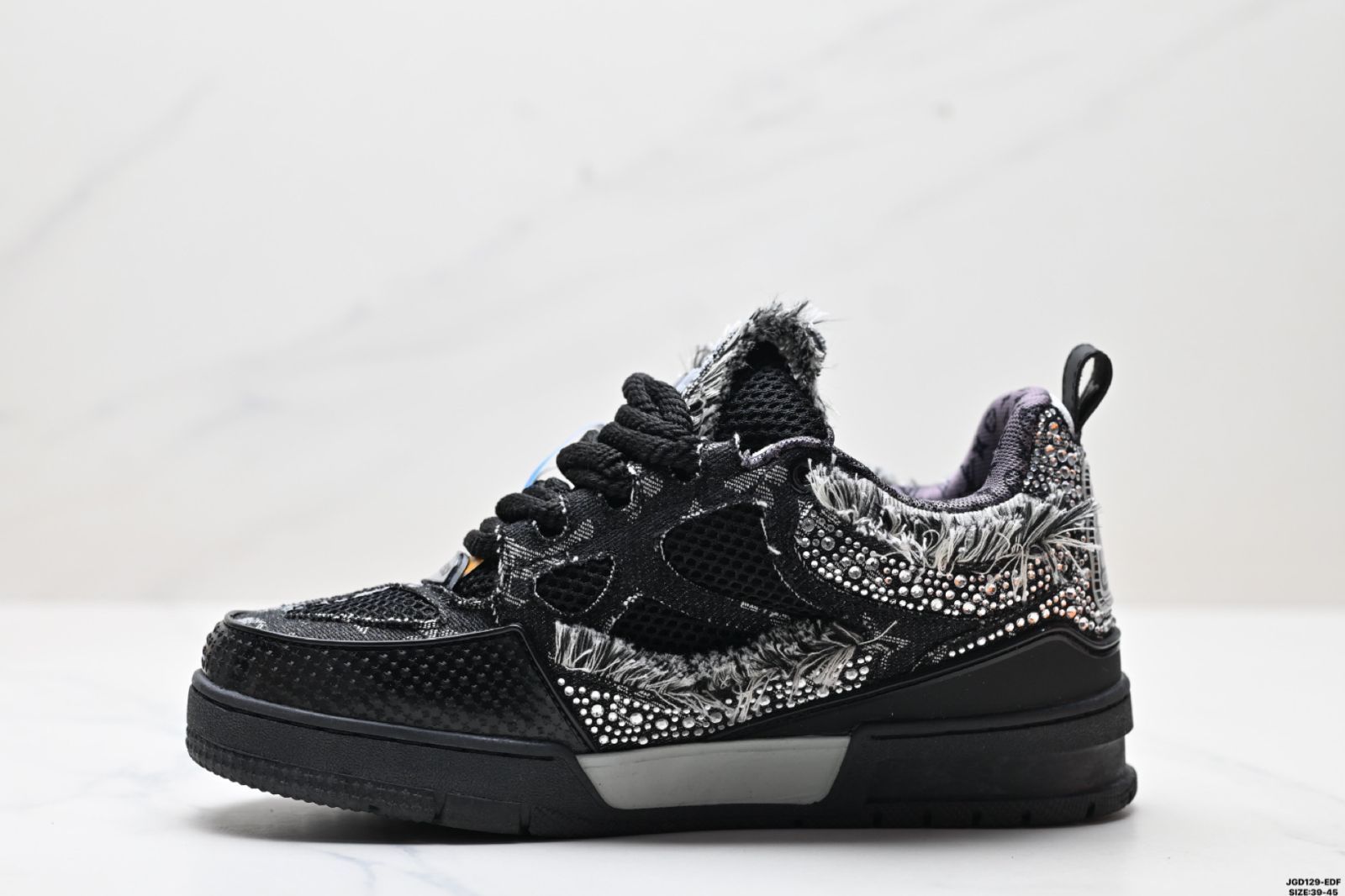 ルイヴィトン LV スケート ライン スニーカー ノワール-MM輸入1 STEELWINDOWSANDDOORS_COM