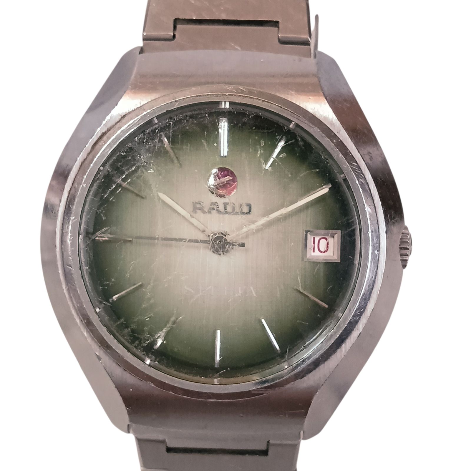 【RADO】自動巻き　稼働品　セルビア　2種類　2個　ブラウンとグリーン RADO】自動巻き 稼働品 セルビア 2種類 2個 ブラウンとグリーン 稼働