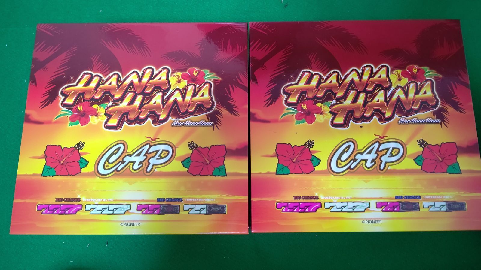 パチスロ HANAHANA CAP 美品 新品】箱付き！HANAHANA ハイビスカス キャップ /パチスロ /沖