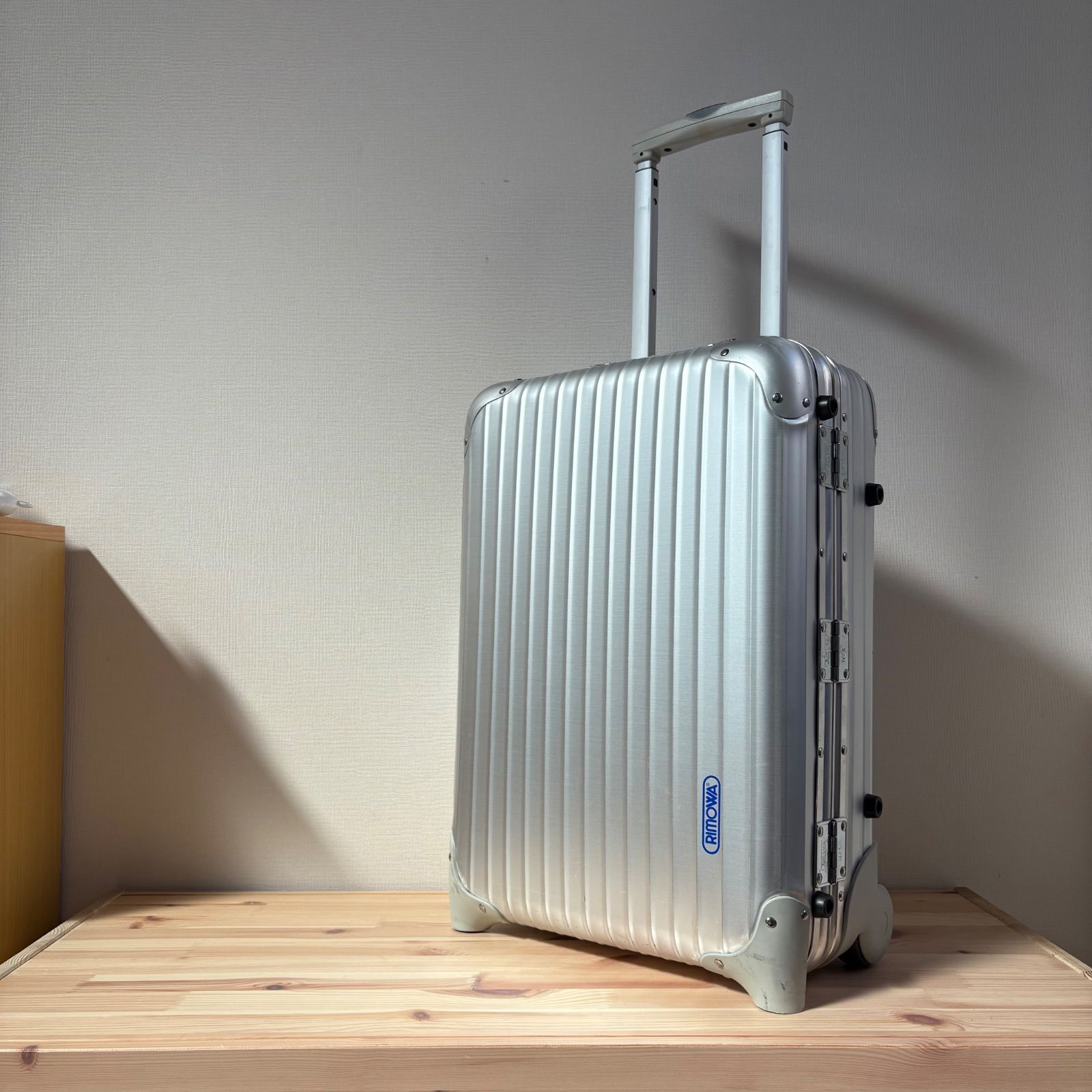 青ロゴ RIMOWA TOPAS CABIN TROLLEY 32L リモワ トパーズ 2輪トロリー キャリーケース