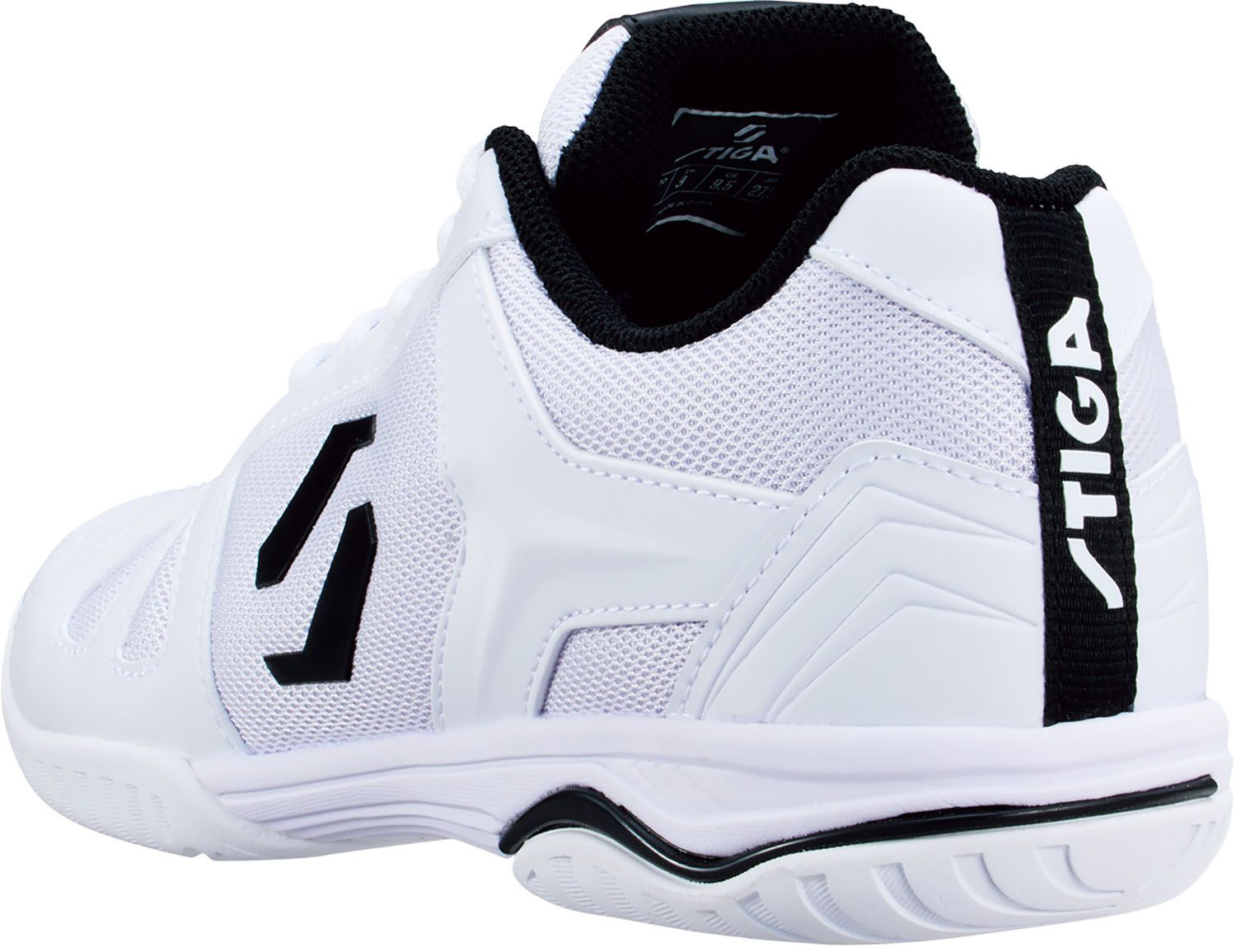 追跡付★スティガ STIGA 卓球 ライナー IV ホワイト 46 1560022146 ホワイト むくみ対応 靴